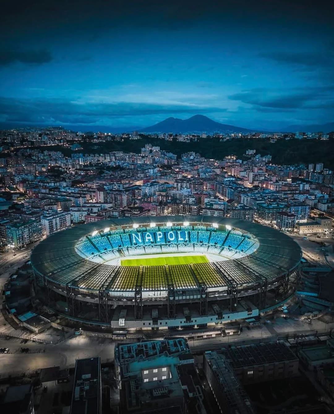 San Paolo Stadium at night